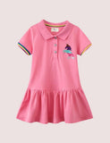 Embroidered Unicorn Dress