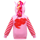 Kids' Overcoat New Children Printed Coat Foreign Trade Popular Style Girls My Little Pony: Friendship Is Magic Sweatshirt Hoodie
