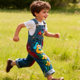 Lucky Sale-Children's colorful cartoon puppy and flower overalls