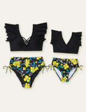 Floral Printed Family Matching Swimsuit - CCMOM