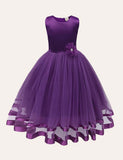 Flower Mesh Party Dress
