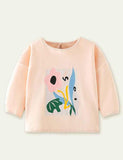 Flower Print Long Sleeve Bottoming Shirt
