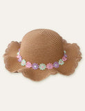 Flower Travel Vacation Straw Hat
