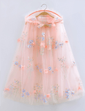 Girls' Embroidery Cloak Robe - CCMOM