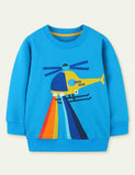Helicopter Printed Sweater