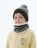 Knitted Hat + Scarf + Gloves Three-Piece Set - CCMOM