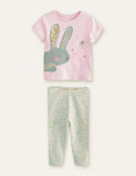 Rabbit Butterfly Appliqu¡§| Set
