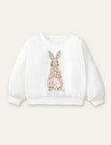 Rabbit Printed Sweatshirt