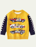 Racing Brocade Sweater
