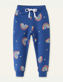 Rainbow Printing Sweatpants - CCMOM