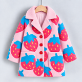 Lucky Sale-Children's colorful and cute strawberry coat
