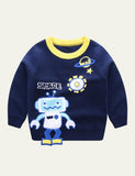 Robot Brocade Sweater - CCMOM