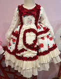 Rose Bow Lace Mesh Party Dress