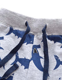 Shark Print Sweatpants - CCMOM