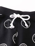 Smiley Printed Sweatpants - CCMOM