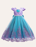 Toddler Girl Mermaid Mesh Party Dress