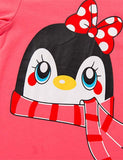 Toddler Penguin Printed Long Sleeves Shirt & Pants Pajamas Set - CCMOM