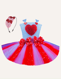 Valentine's Day Mesh Princess Sling Dress Doll Dress - CCMOM